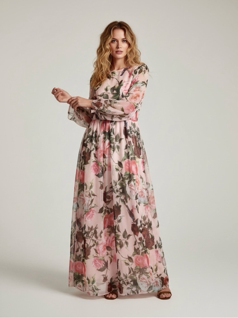 Beautiful Floral Maxi Dress